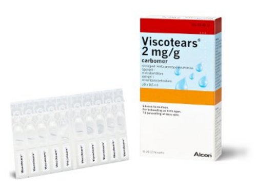 VISCOTEARS silmägeeli, kerta-annospakkaus 2 mg/g 30 x 0,6 ml