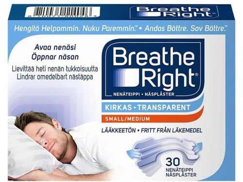 Breathe Right nenäteippi small/medium 30kpl